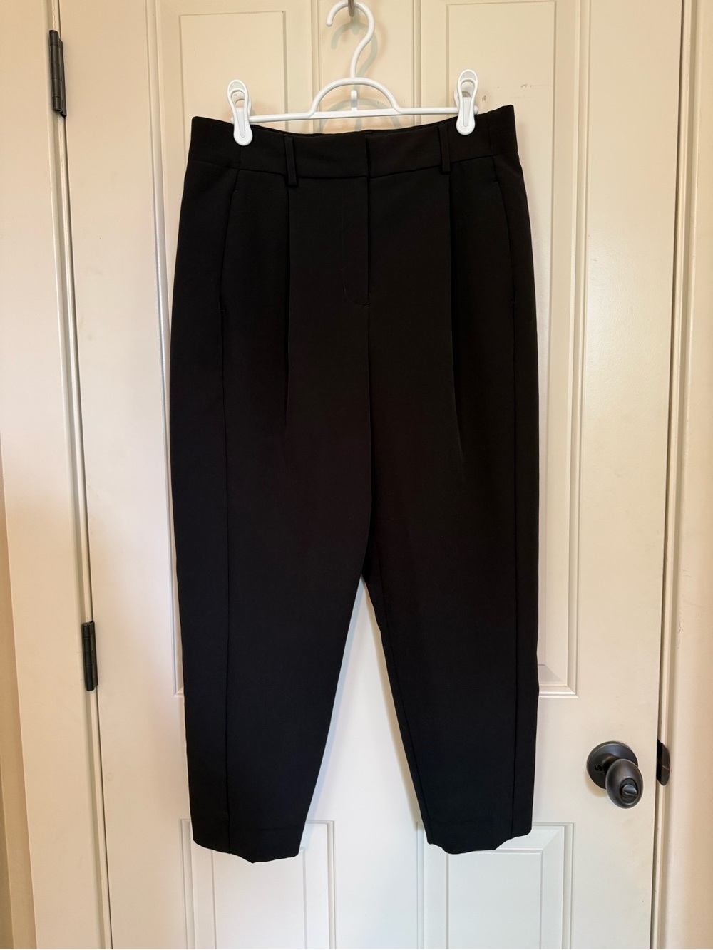 Express High Rise Pleated Ankle Pants